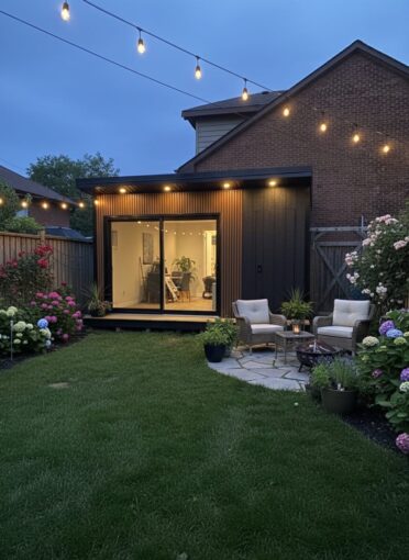 Compact garden room under 160 sq ft built by GardenHaus without permit requirements